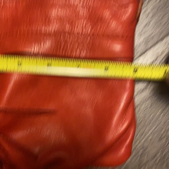 Red Italian leather purse - Picture 6 of 6